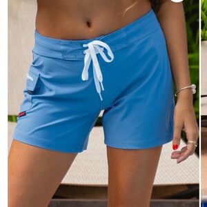 NWT Maui Rippers 5” Boardshorts Celestial Blue size 18